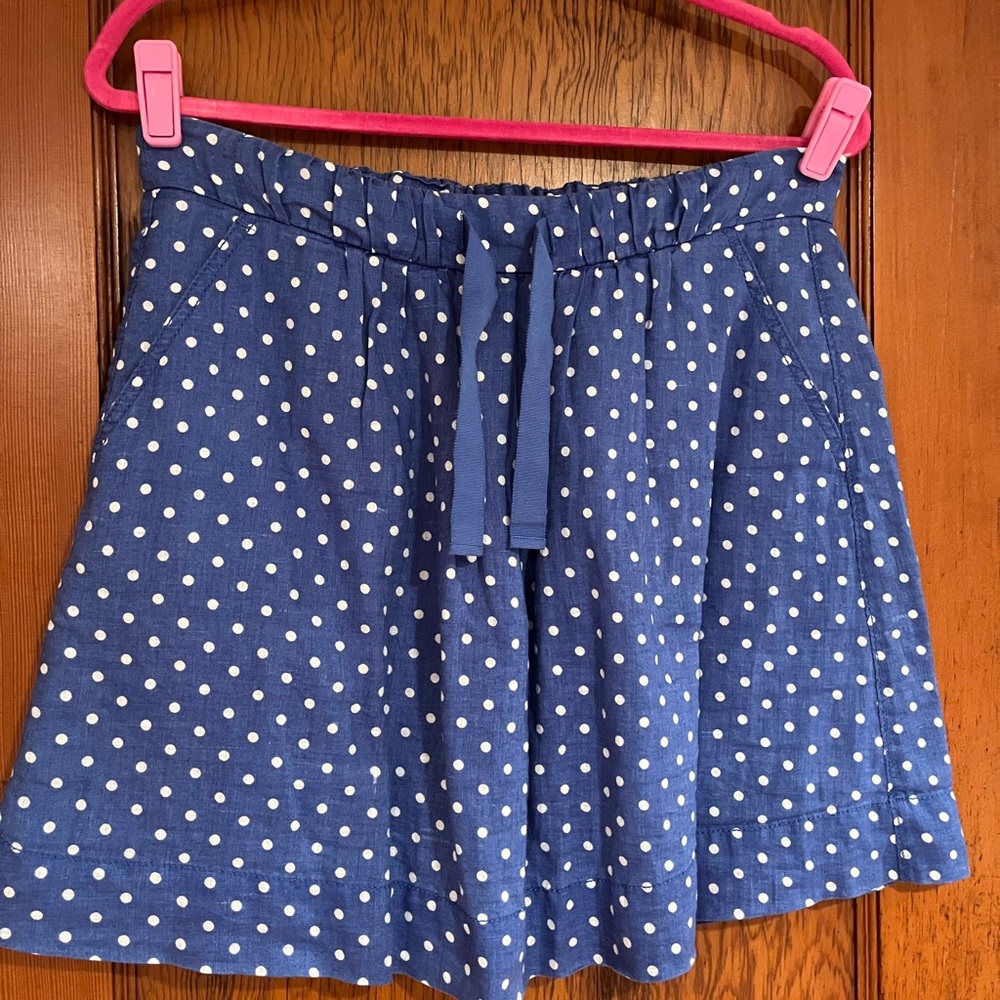 Blue Polka Dot Skirt